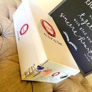 Brown bedazzled shoes